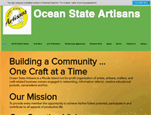 Tablet Screenshot of oceanstateartisans.com